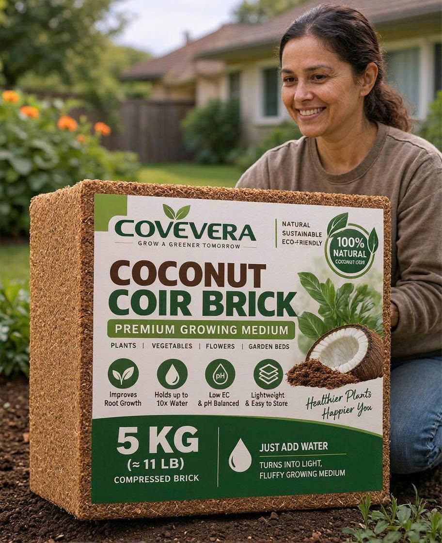 COVEVERA Premium Coconut Coir Brick